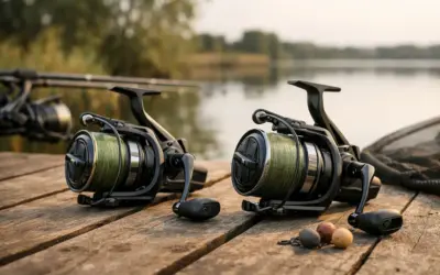 Carrete 5000 o 6000 para carpfishing, ¿cuál elegir?