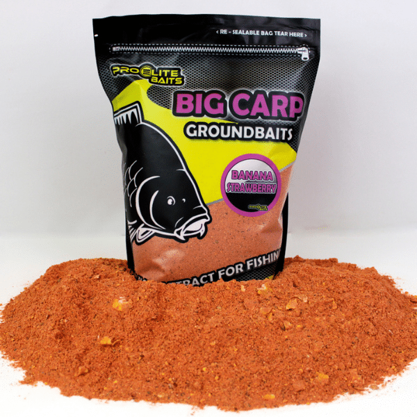 Pro Elite Baits Groundbaits Banana & Strawberry Big Carp