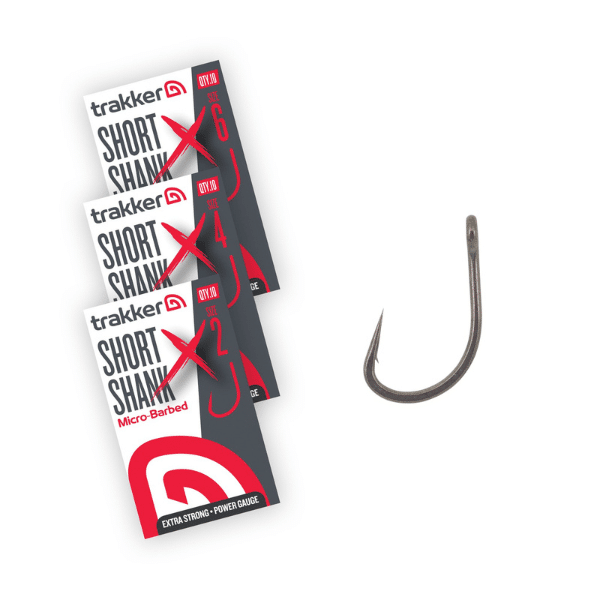 Trakker Short Shank XS Hooks Size 6 Micro Barbed