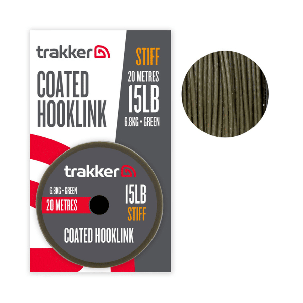 Trakker Stiff Coated Hooklink 35lb 15,9kg 20m