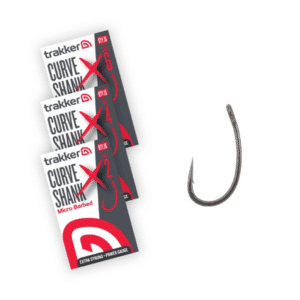 Trakker Curve Shank XS Hooks Size 6 Micro Barbed