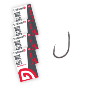 Trakker Wide Gape Hooks Size 8 Micro Barbed