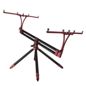 From a mechanical point of view this rod pod copies the Evolution Pod and has all the features that makes it one of the best Rod Pods on the market. The new feature of the Revolution is the finish. Now it is possible to have the anodised joints in electric blue and red, as well as carbon models, long awaited by our customers. The Nick Revolution pod has the best features of both our first two pods: the mighty Nick 95' and Tech-Nick. We managed to create a very stable and reliable pod and even cut down the weight to just 7,5kg. The material used is the top quality anodised Aluminium, and this will make the pod stand the test of time in any weather condition. Key features Tilt anf 360º rotation movement, features the Meccanica Vadese implosion system for compact storage 3 or 4 leg configuration Fully adjusable main body to house any kind of fishing rod 3 section legs Removable buzzer support for easy and quick storage and set up by allen key. This also allows for perfect alignment Independent buzzer bars Available in 3 or 4 rod versions Weight 7,5kg Comes with carry bag